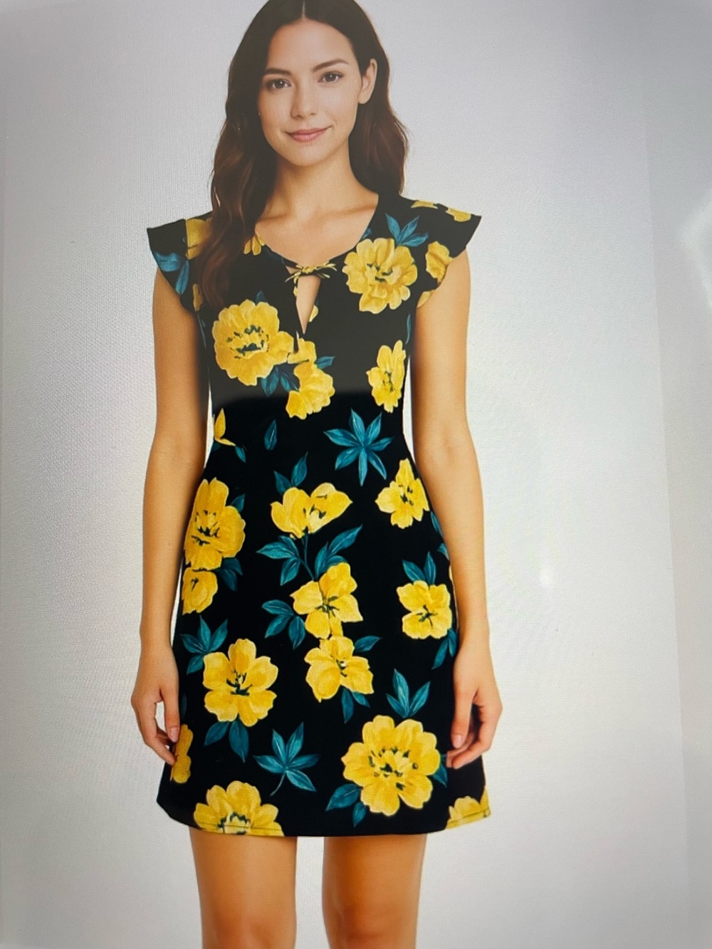 NWT Anthropologie Dolan Silk Floral Dress Size Large.